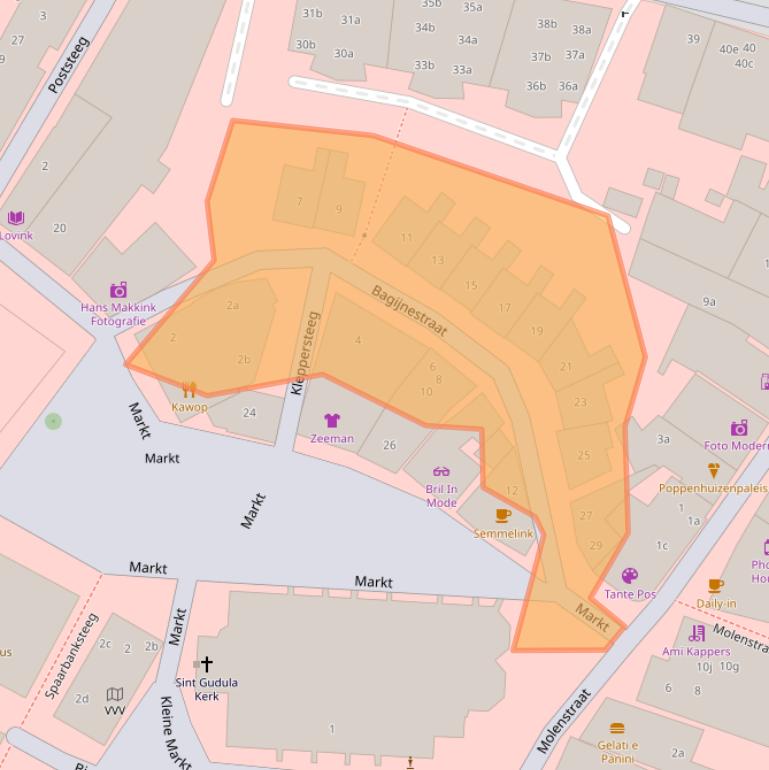 Kaart van postcodegebied 7241AC.