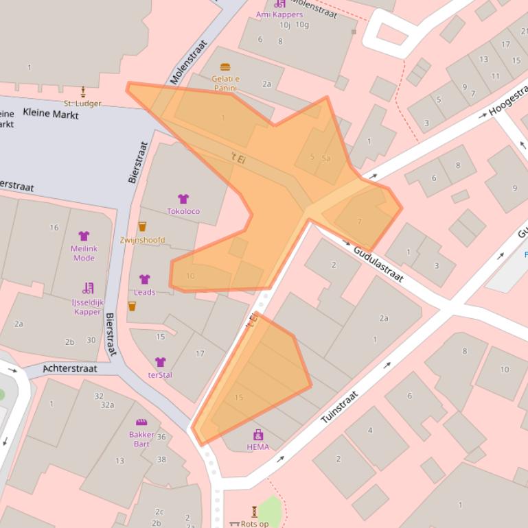 Kaart van postcodegebied 7241AK.