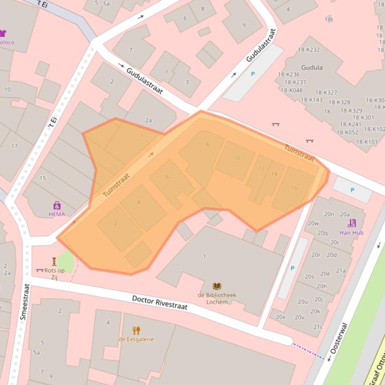 Kaart van postcodegebied 7241AN.