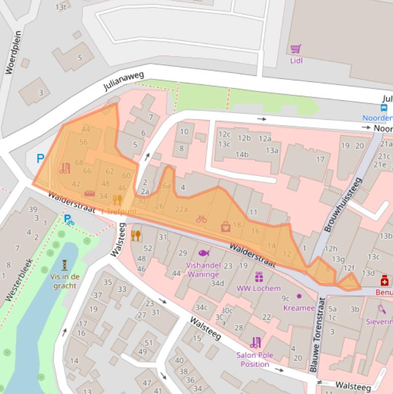 Kaart van postcodegebied 7241BJ.