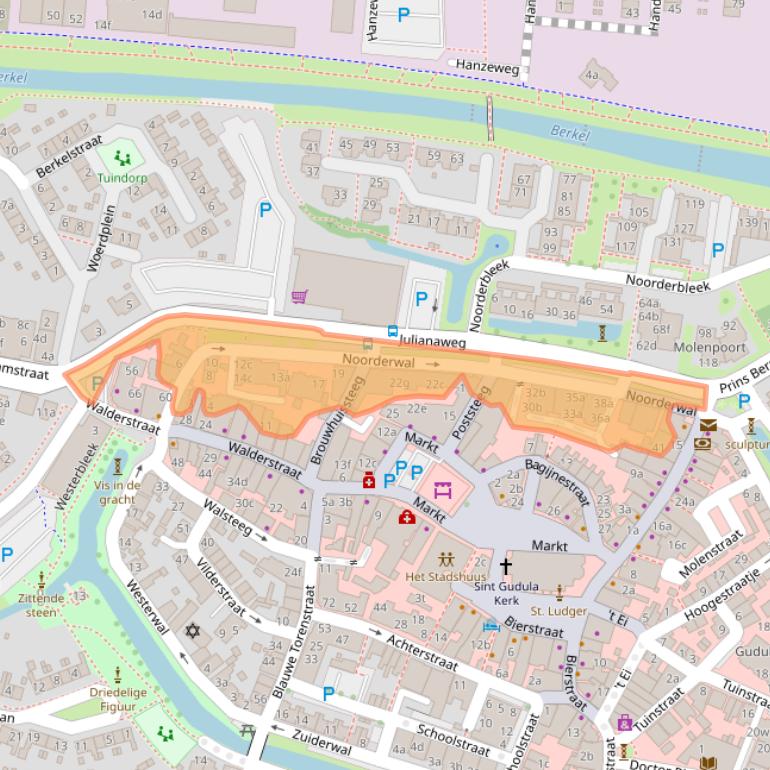 Kaart van postcodegebied 7241BL.