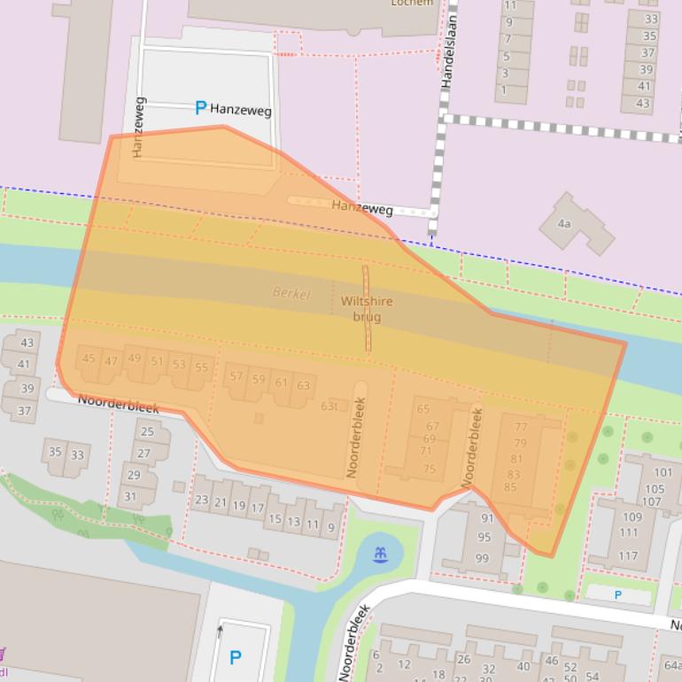 Kaart van postcodegebied 7241BS.