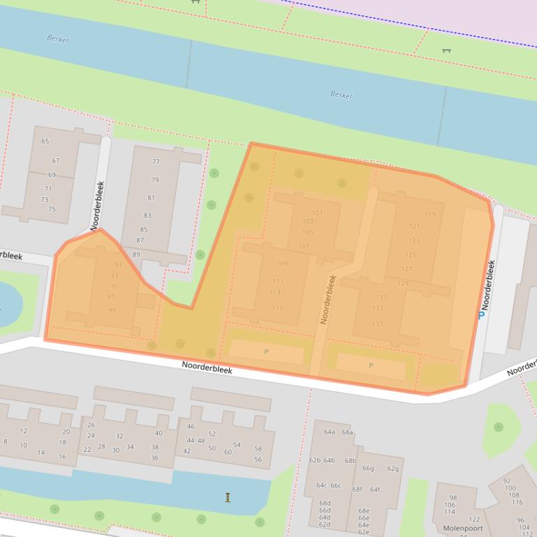Kaart van postcodegebied 7241BT.