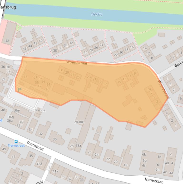 Kaart van postcodegebied 7241CB.