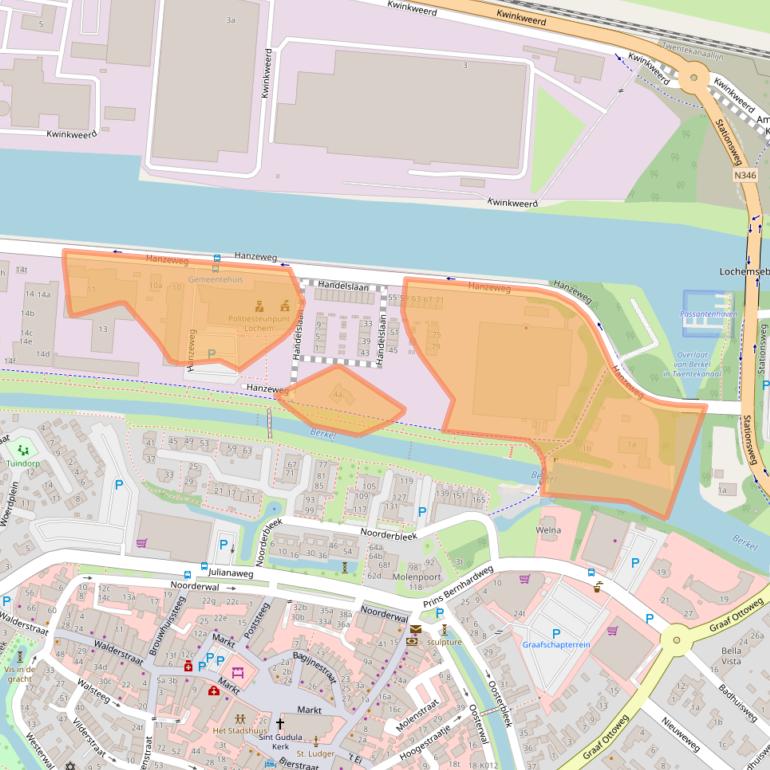 Kaart van postcodegebied 7241CR.