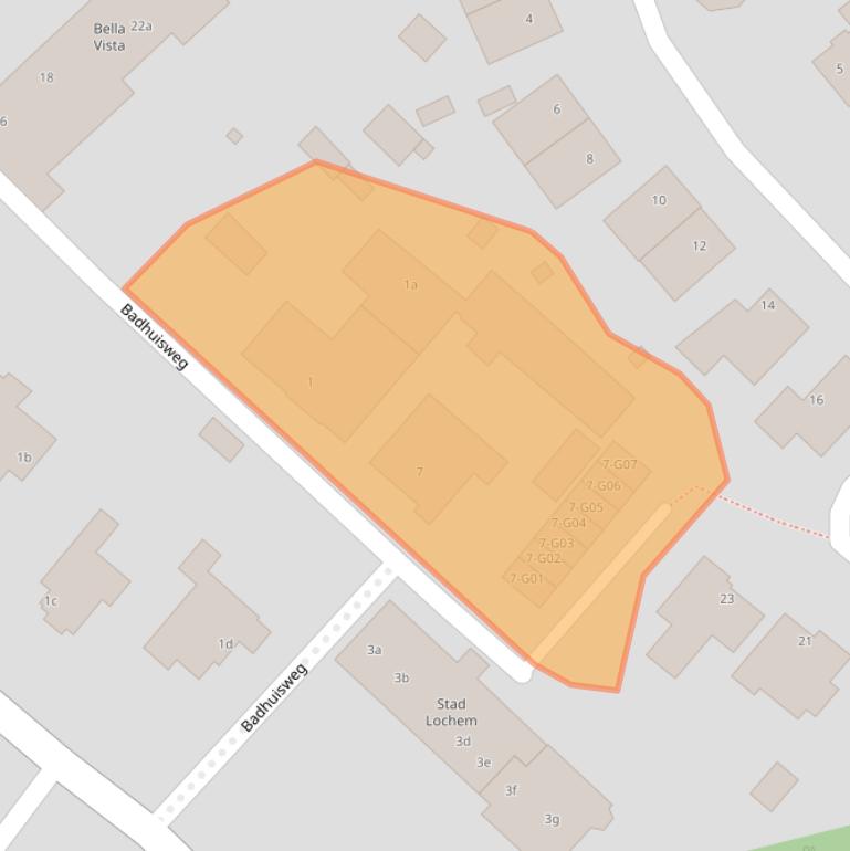 Kaart van postcodegebied 7241DD.