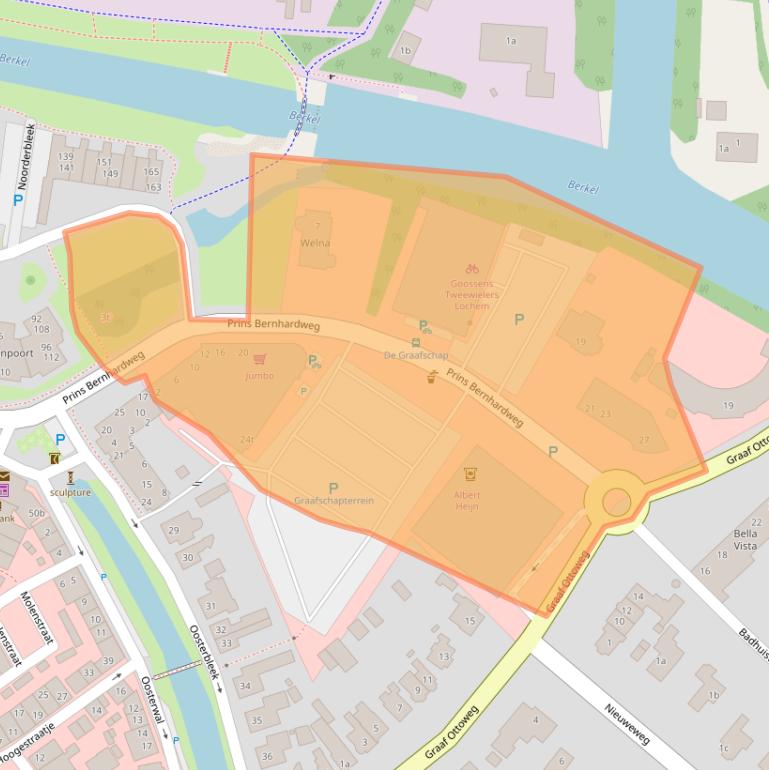 Kaart van postcodegebied 7241DH.