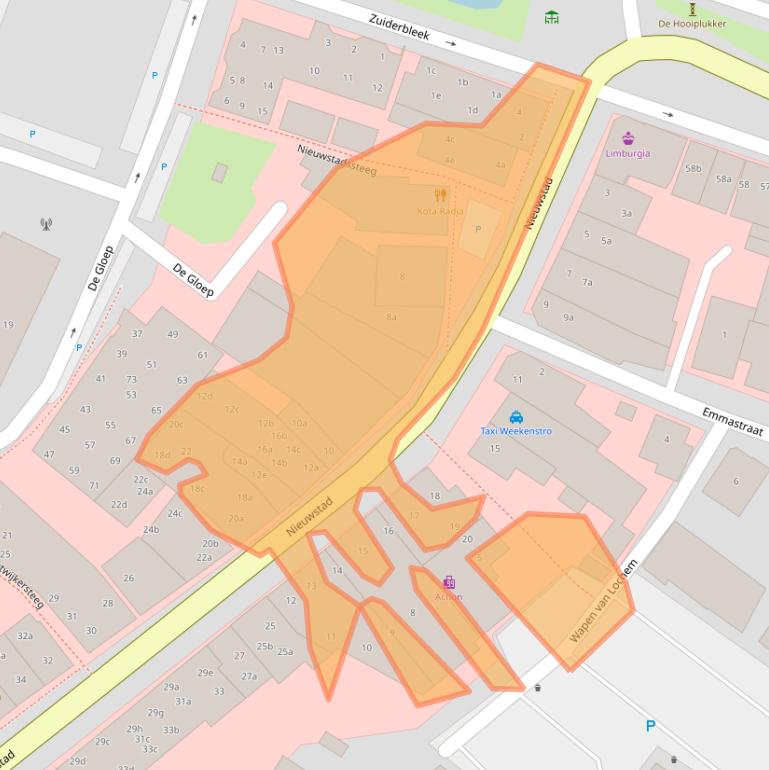 Kaart van postcodegebied 7241DN.