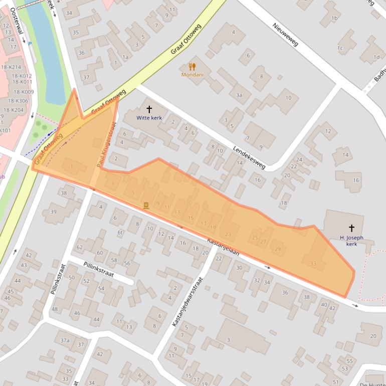 Kaart van postcodegebied 7241DX.