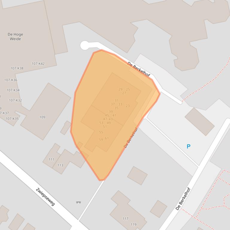 Kaart van postcodegebied 7241GH.