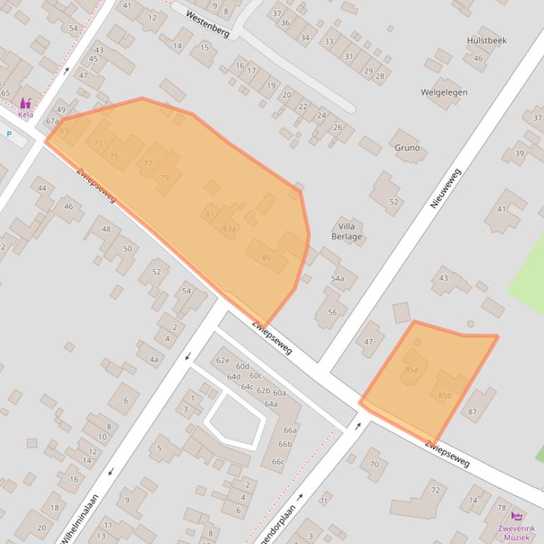 Kaart van postcodegebied 7241GP.