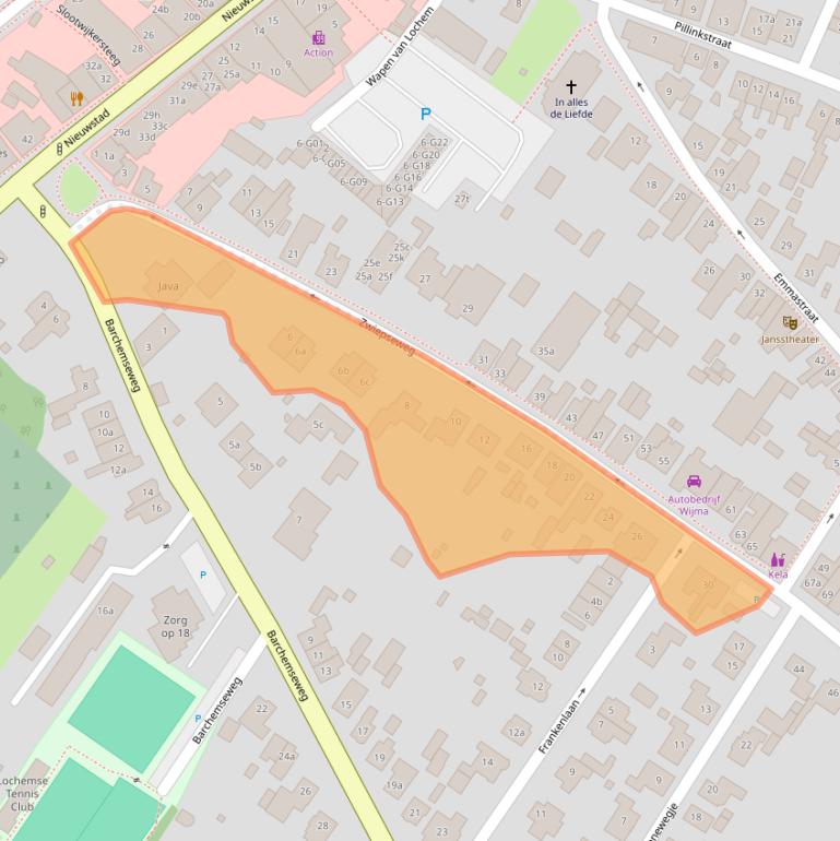 Kaart van postcodegebied 7241GT.