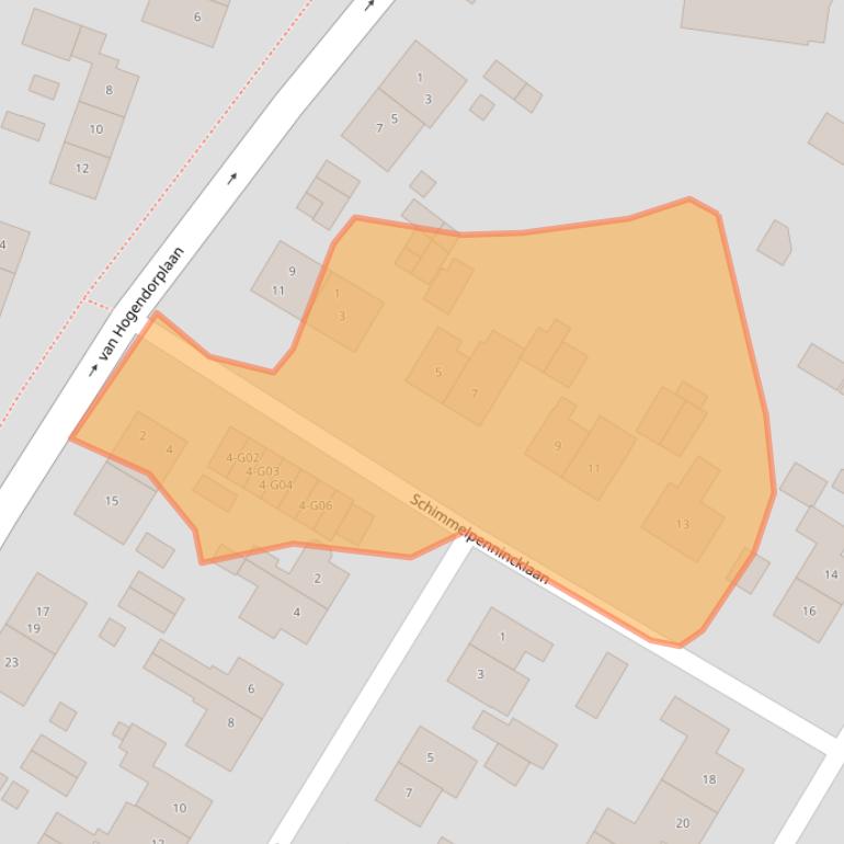 Kaart van postcodegebied 7241HH.