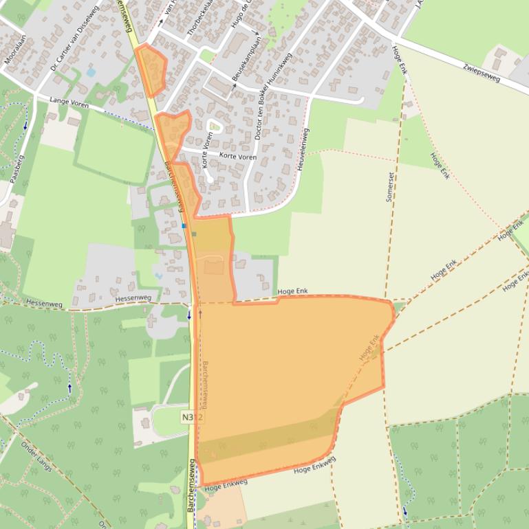 Kaart van postcodegebied 7241JC.
