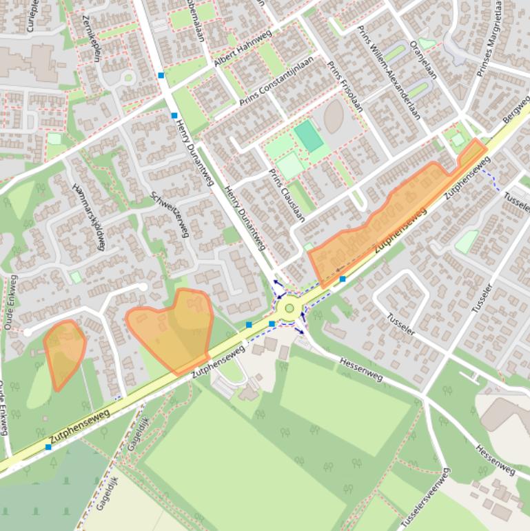 Kaart van postcodegebied 7241KT.