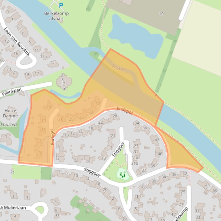 Kaart van postcodegebied 7241LE.