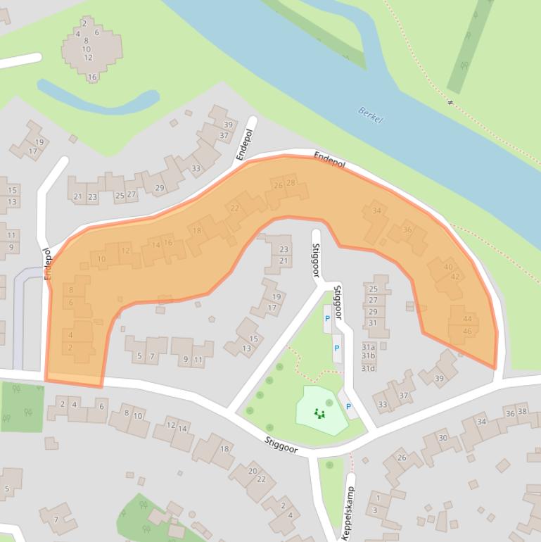 Kaart van postcodegebied 7241LG.