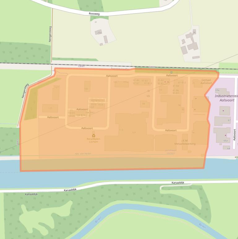 Kaart van postcodegebied 7241MB.