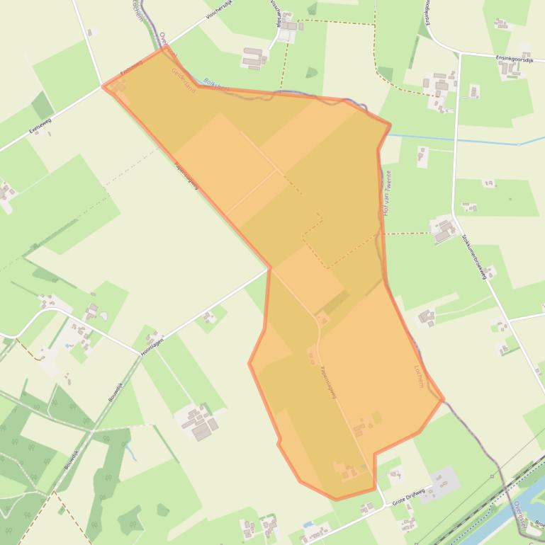 Kaart van postcodegebied 7241NL.