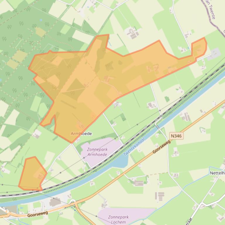 Kaart van postcodegebied 7241NM.