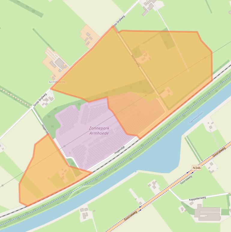 Kaart van postcodegebied 7241NP.