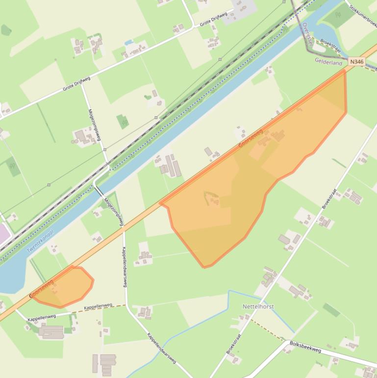 Kaart van postcodegebied 7241PE.