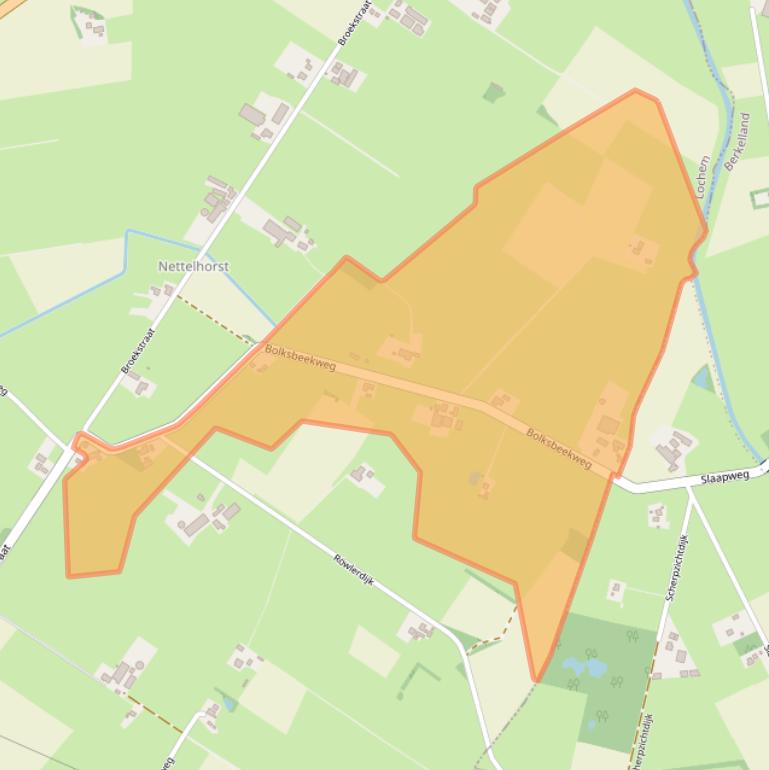 Kaart van postcodegebied 7241PH.