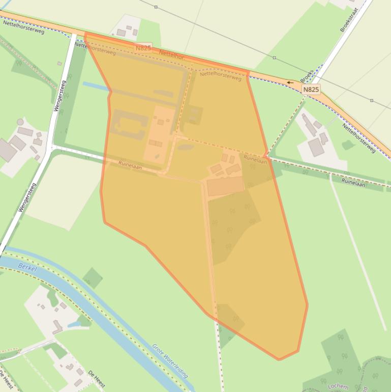 Kaart van postcodegebied 7241PL.