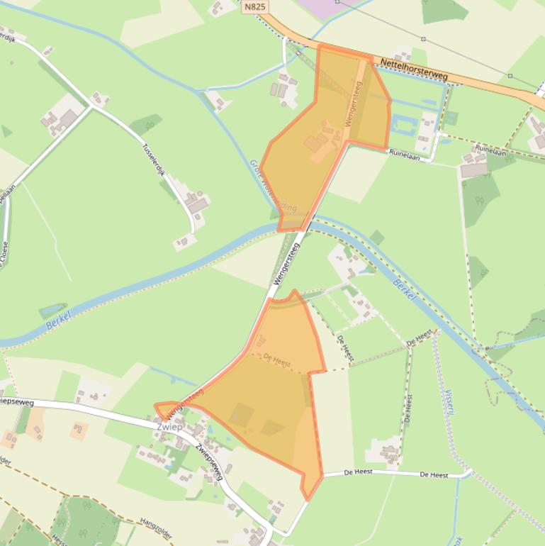 Kaart van postcodegebied 7241PM.