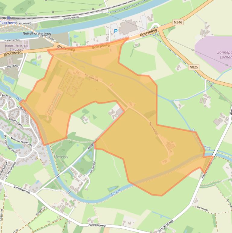 Kaart van postcodegebied 7241PZ.