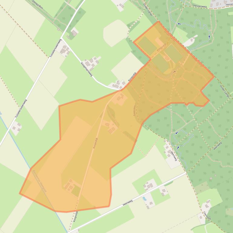 Kaart van postcodegebied 7241RE.