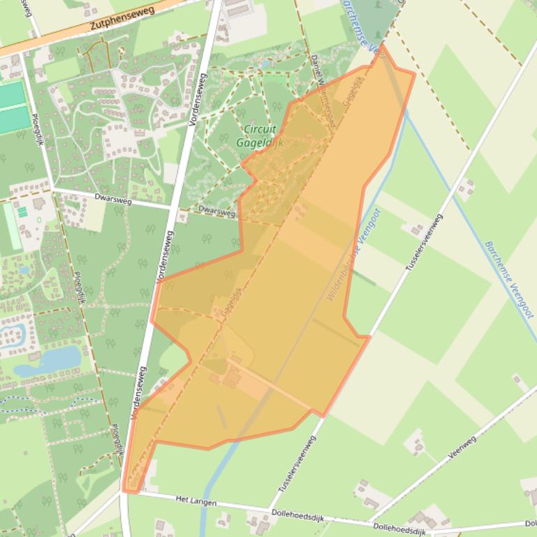 Kaart van postcodegebied 7241RJ.