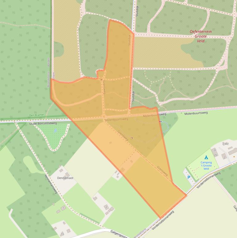 Kaart van postcodegebied 7241RP.