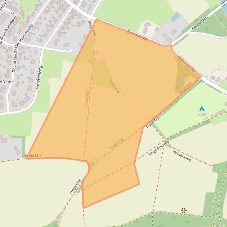 Kaart van postcodegebied 7241RW.