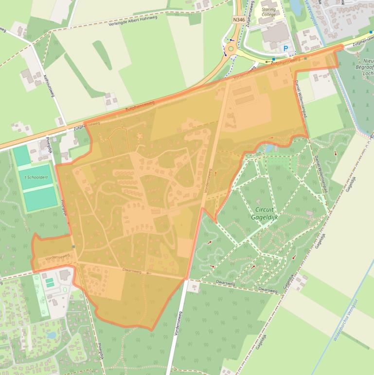 Kaart van postcodegebied 7241SB.