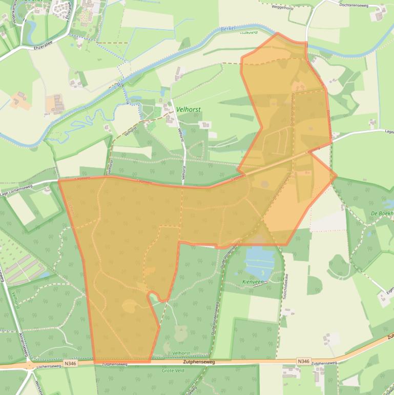 Kaart van postcodegebied 7241TA.
