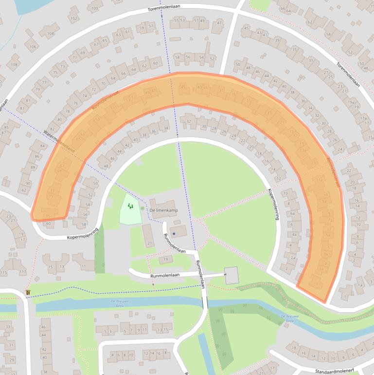 Kaart van postcodegebied 7241VP.