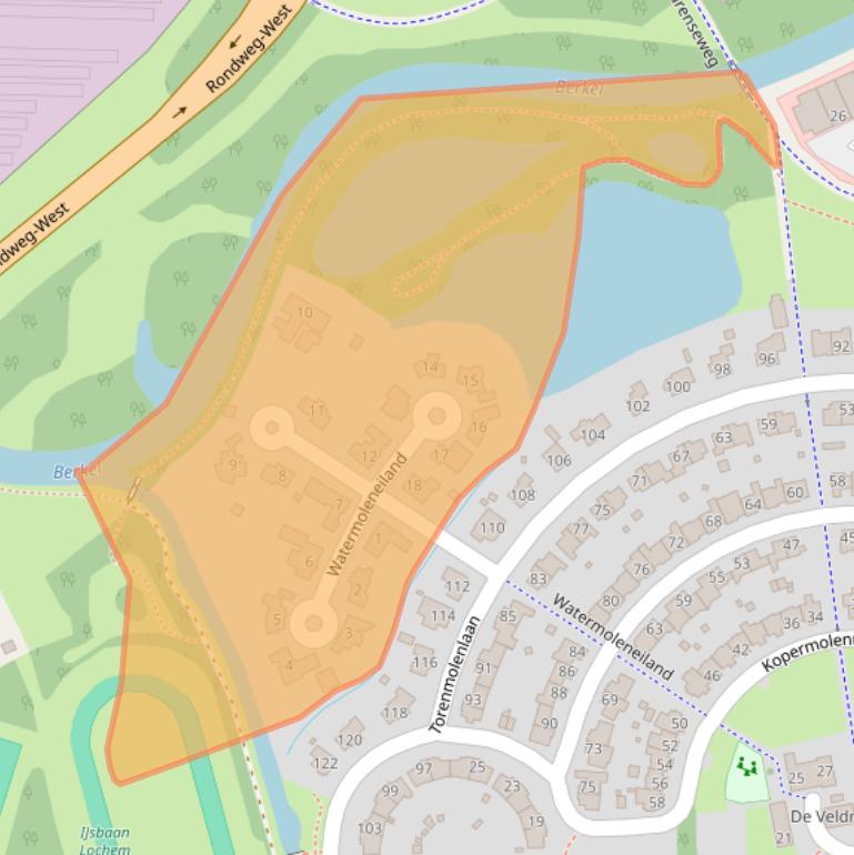 Kaart van postcodegebied 7241VS.