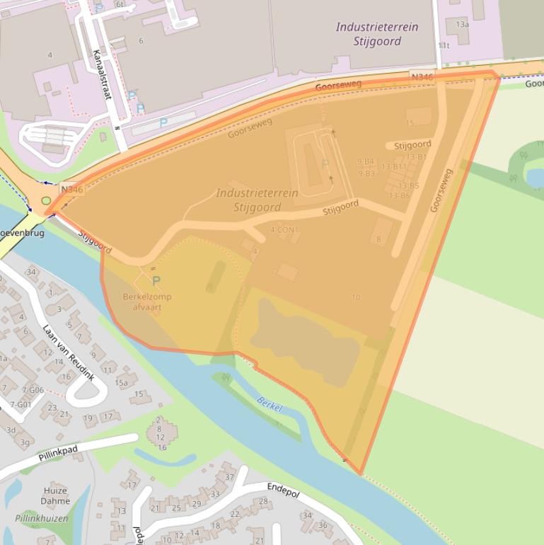 Kaart van postcodegebied 7241XA.