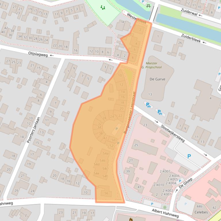 Kaart van postcodegebied 7242AB.