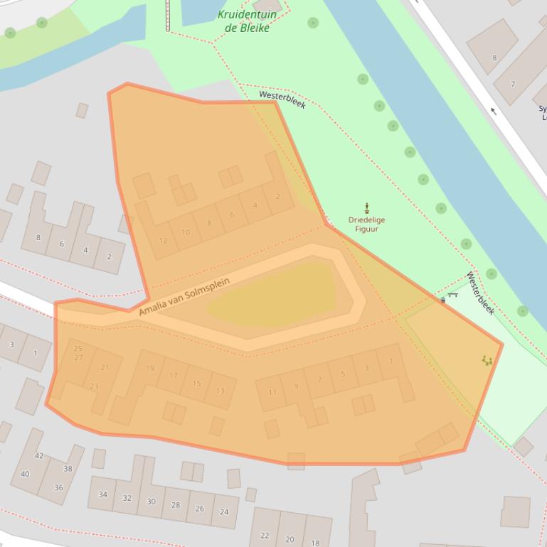 Kaart van postcodegebied 7242AC.