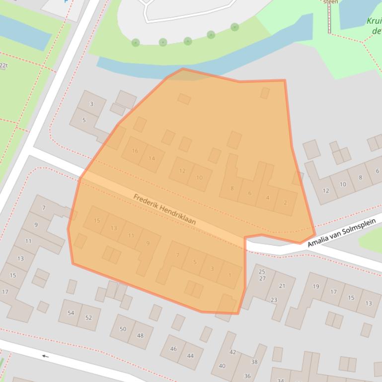 Kaart van postcodegebied 7242AD.