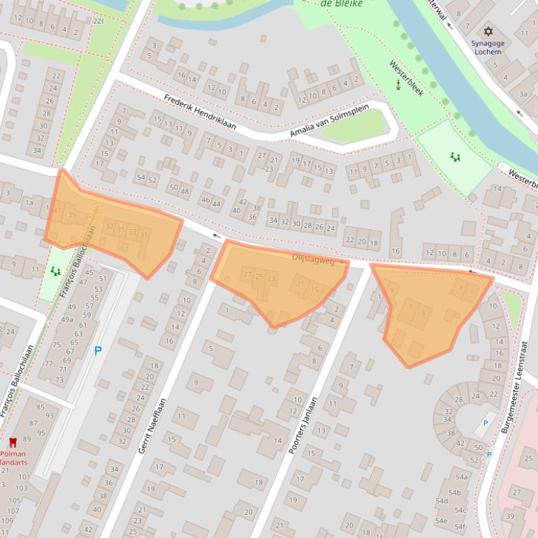 Kaart van postcodegebied 7242AE.