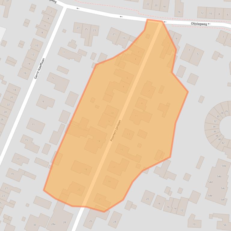 Kaart van postcodegebied 7242AH.