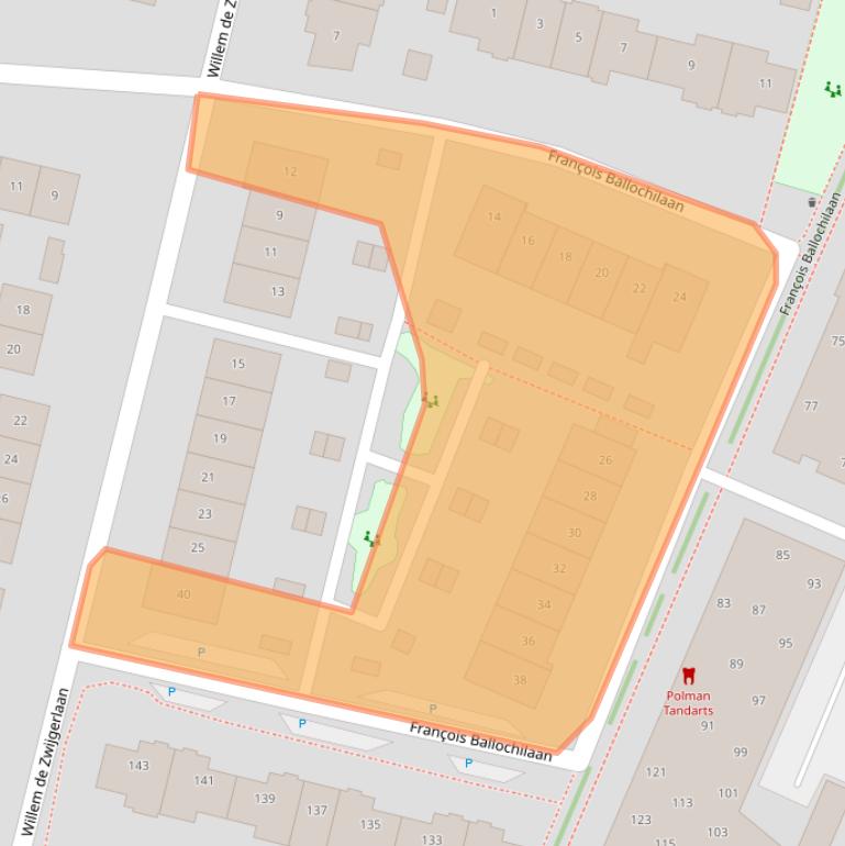 Kaart van postcodegebied 7242AN.