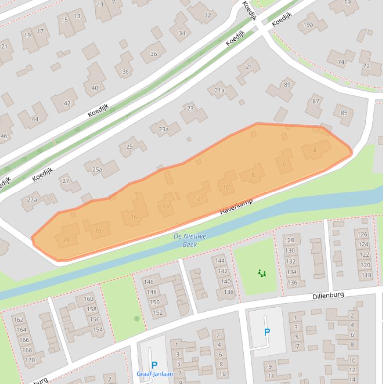 Kaart van postcodegebied 7242AW.