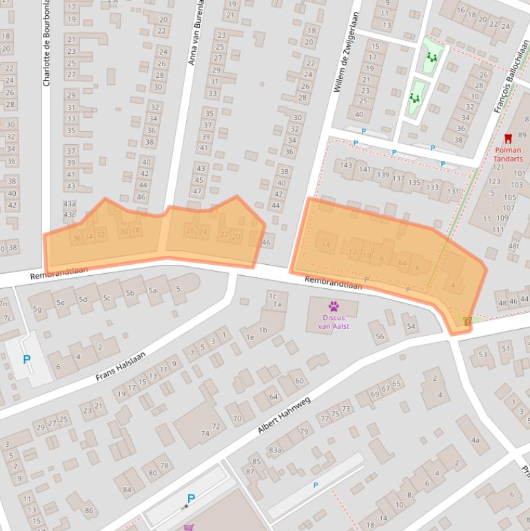 Kaart van postcodegebied 7242DC.