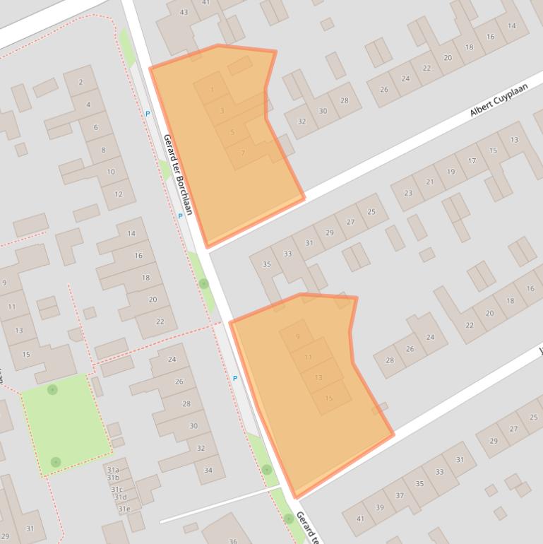 Kaart van postcodegebied 7242DJ.