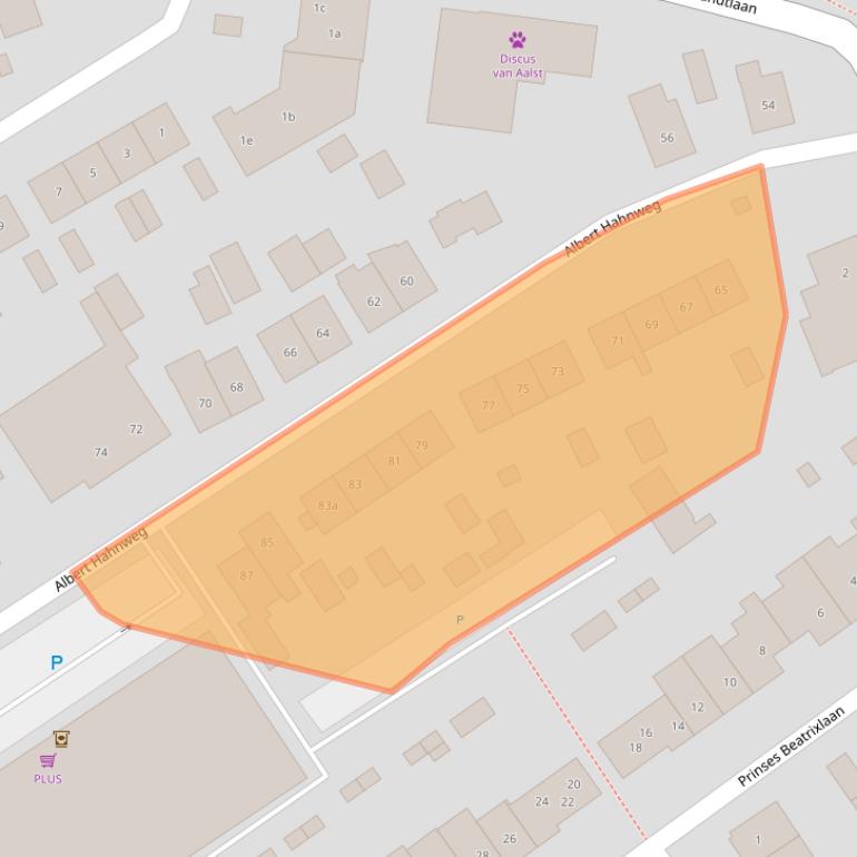 Kaart van postcodegebied 7242EB.