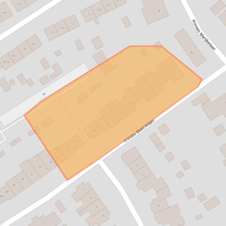 Kaart van postcodegebied 7242EW.